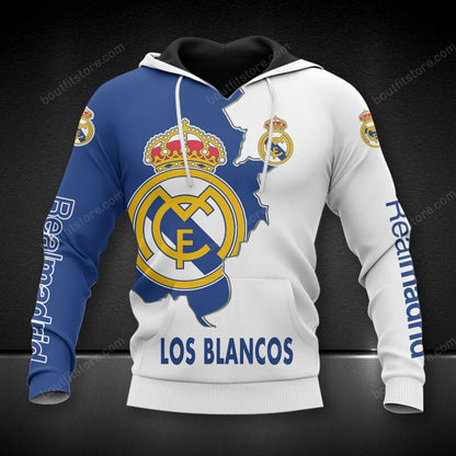 Personalized Real Madrid 3D Full Printing Set , Real Madrid Shirt , Hoodie , Short , Polo ,hawaii V7