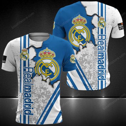 Personalized Real Madrid 3D Full Printing Set , Real Madrid Shirt , Hoodie , Short , Polo ,hawaii V9