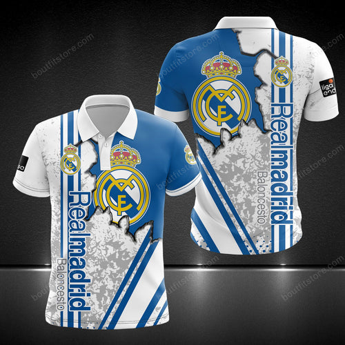 Personalized Real Madrid 3D Full Printing Set , Real Madrid Shirt , Hoodie , Short , Polo ,hawaii V9