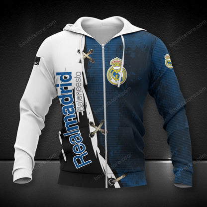 Personalized Real Madrid 3D Full Printing Set , Real Madrid Shirt , Hoodie , Short , Polo ,hawaii V10