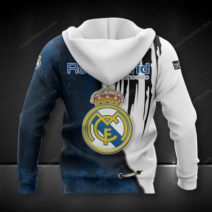 Personalized Real Madrid 3D Full Printing Set , Real Madrid Shirt , Hoodie , Short , Polo ,hawaii V10