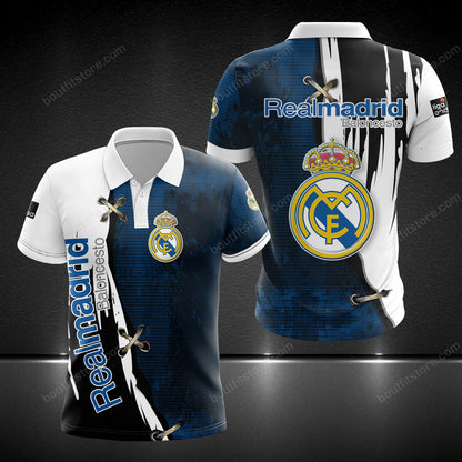 Personalized Real Madrid 3D Full Printing Set , Real Madrid Shirt , Hoodie , Short , Polo ,hawaii V10