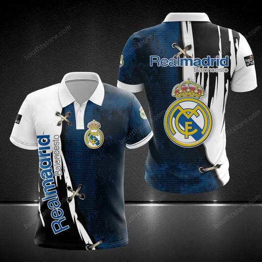 Personalized Real Madrid 3D Full Printing Set , Real Madrid Shirt , Hoodie , Short , Polo ,hawaii V10