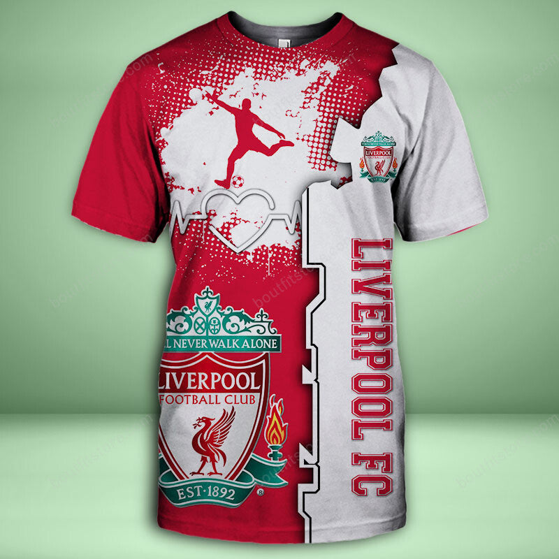 Personalized Liverpool Madrid 3D Full Printing Set , Liverpool Madrid Shirt , Hoodie , Short , Polo ,hawaii V20