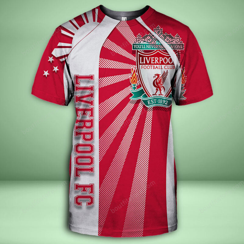 Personalized Liverpool Madrid 3D Full Printing Set , Liverpool Madrid Shirt , Hoodie , Short , Polo ,hawaii V21