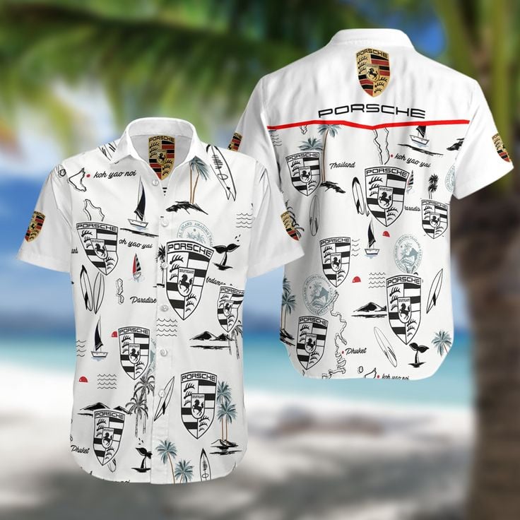 Pors Tropical Hawaii Shirt Beach Short V4 Q310305