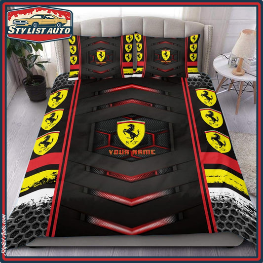 Personalized SF F1 Racing All Over Printed Bedding Set