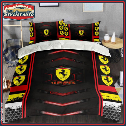 Personalized SF F1 Racing All Over Printed Bedding Set