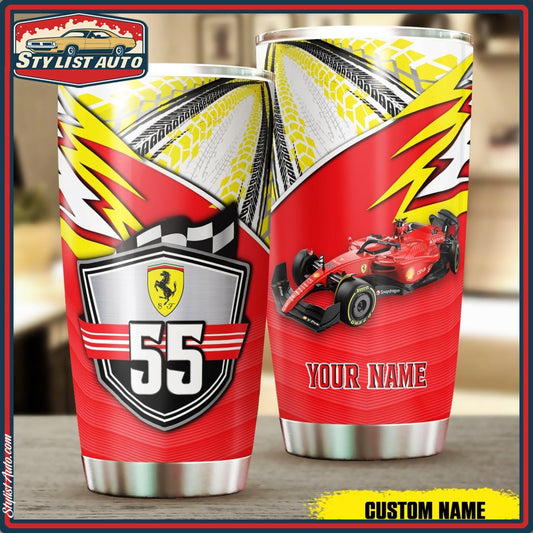 Personalized SF F1 Racing Stainless Tumbler 20oz 30oz Cup