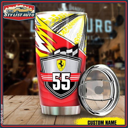 Personalized SF F1 Racing Stainless Tumbler 20oz 30oz Cup