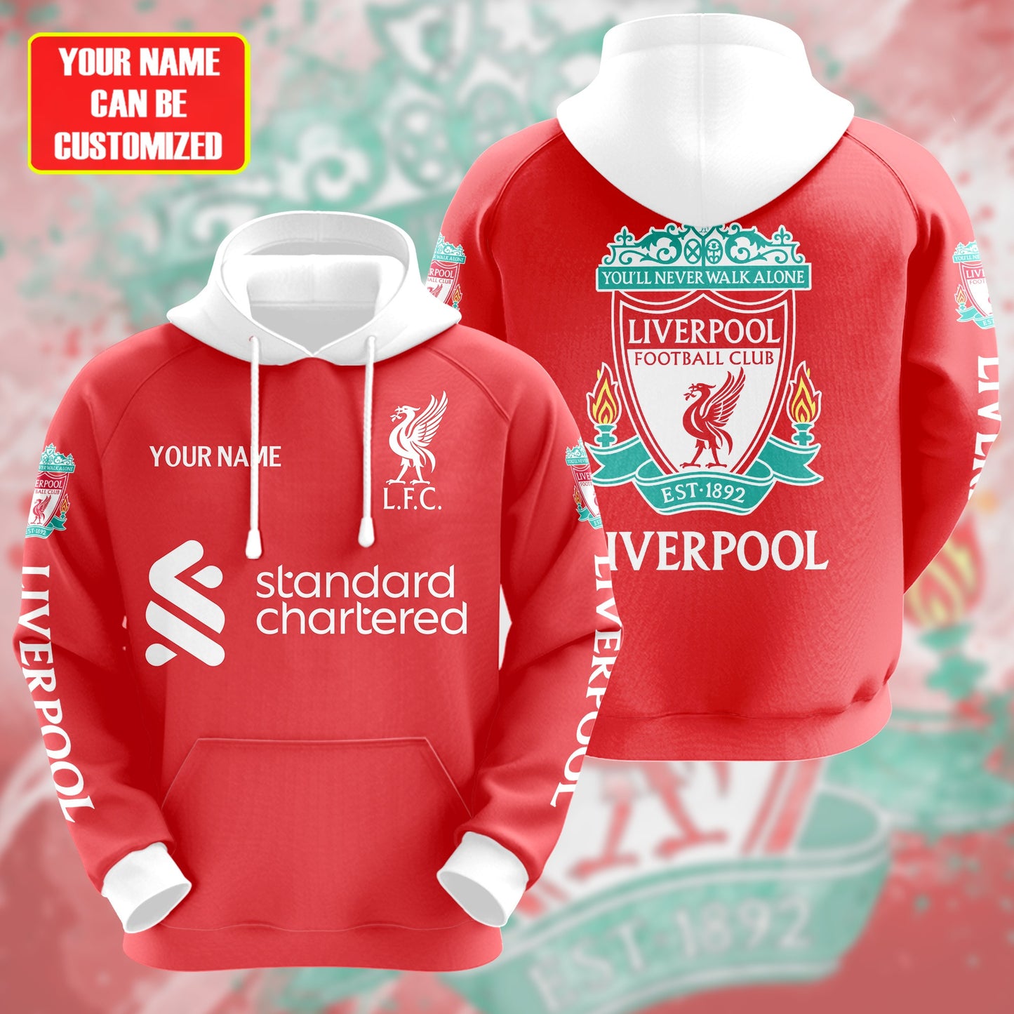 Personalized Liverpool 3D All over Printed Hoodie and Sweatpants set V30