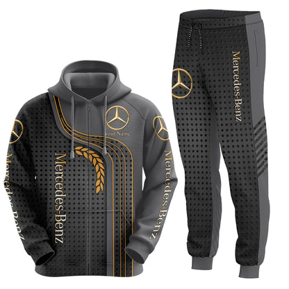 Personalized Merc Luxury All over Printed Hoodie and Sweatpants set