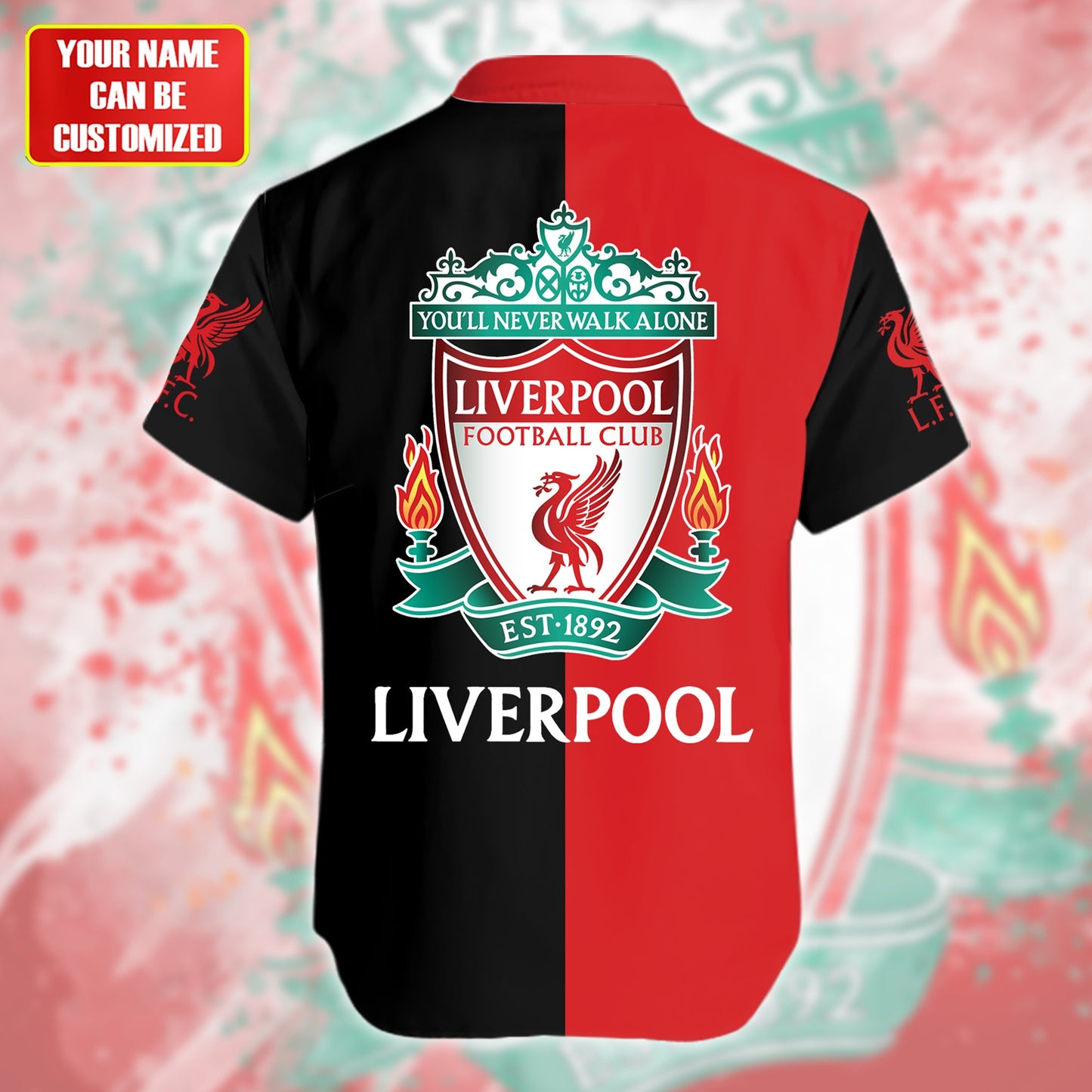 Personalized Liverpool Tropical Hawaii Shirt Beach Short