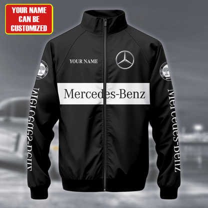 Merc Zipper Stand Collar Jacket 3D