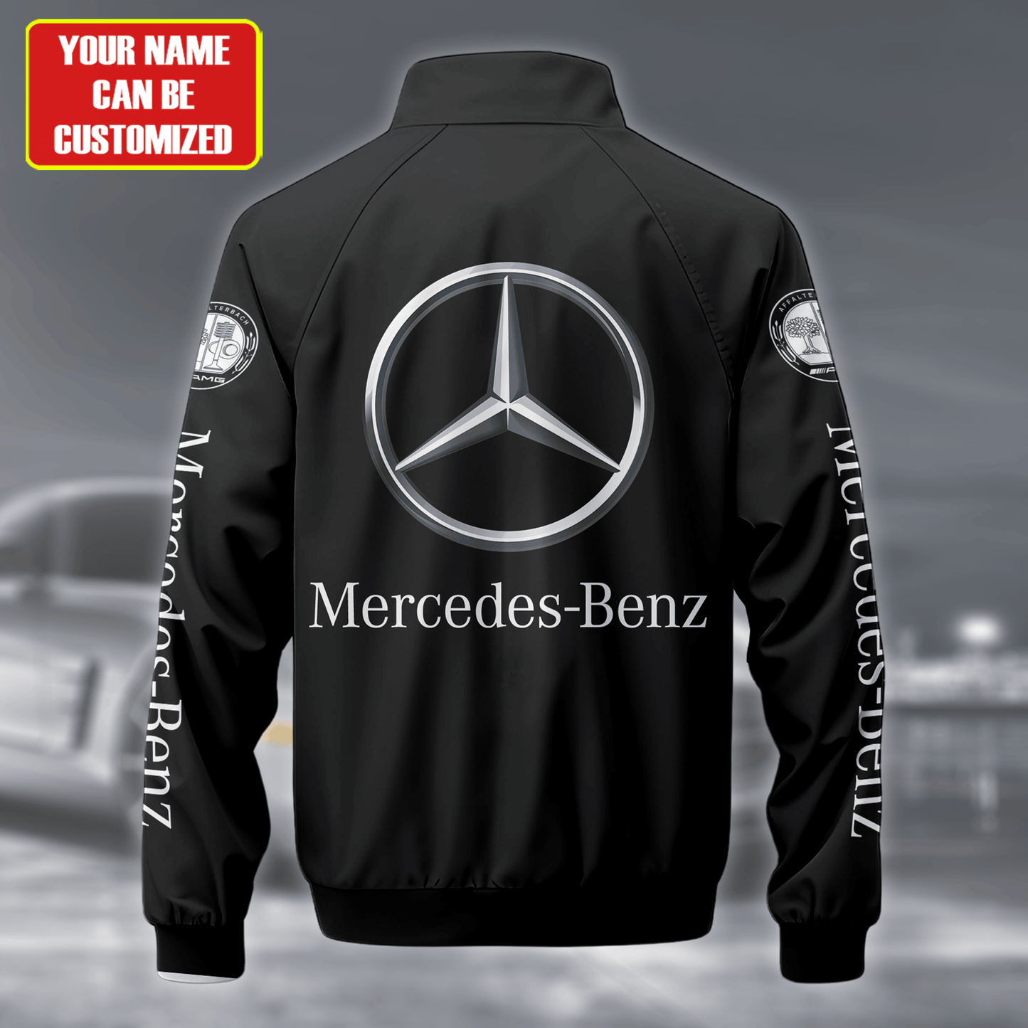 Merc Zipper Stand Collar Jacket 3D