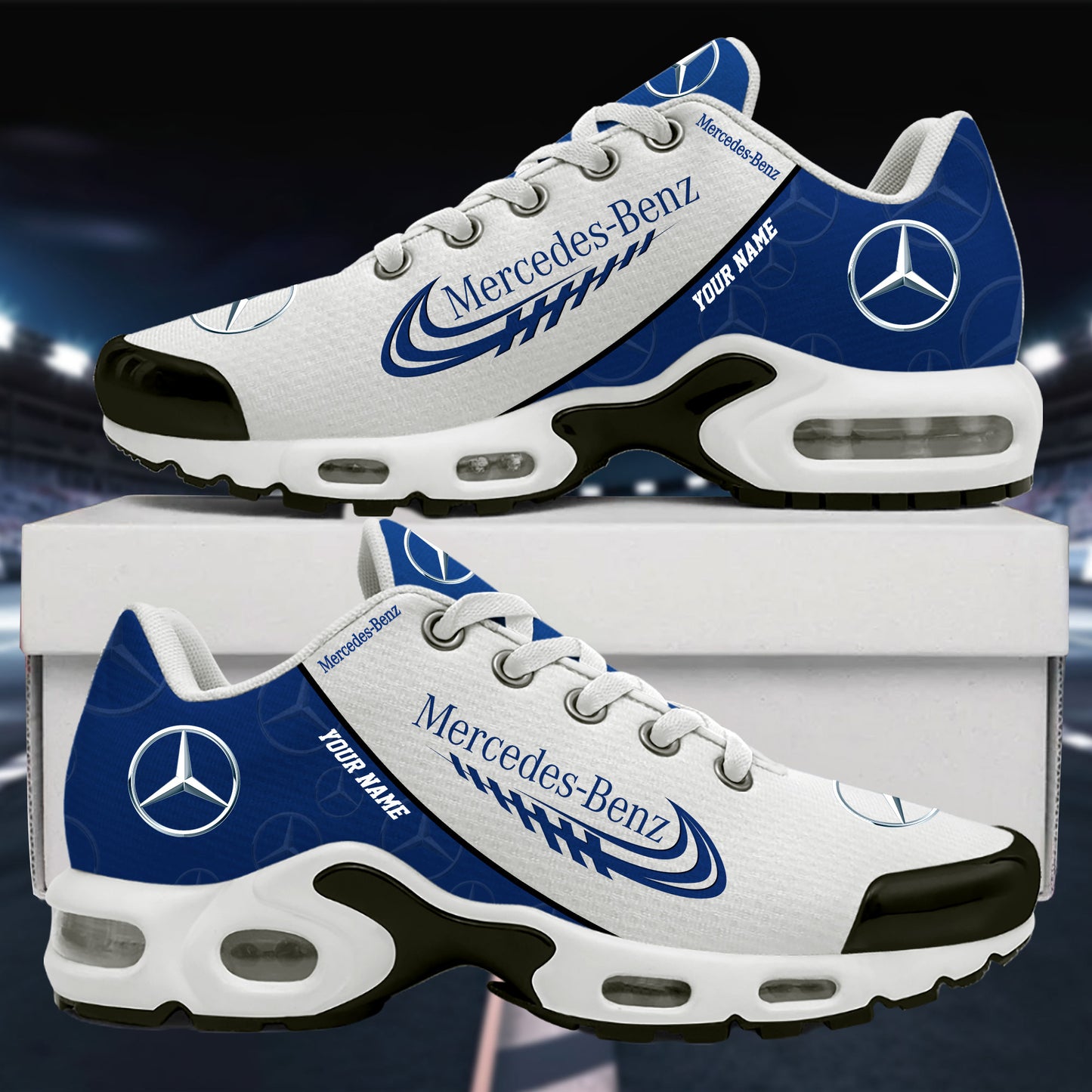 Mercedes Elegant Design Custom Name Sport Shoes VS4