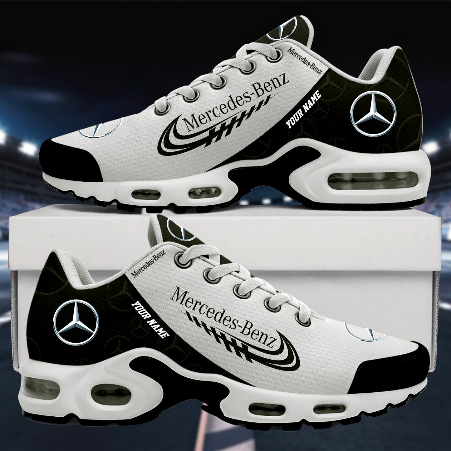 Mercedes Elegant Design Custom Name Sport Shoes VS4