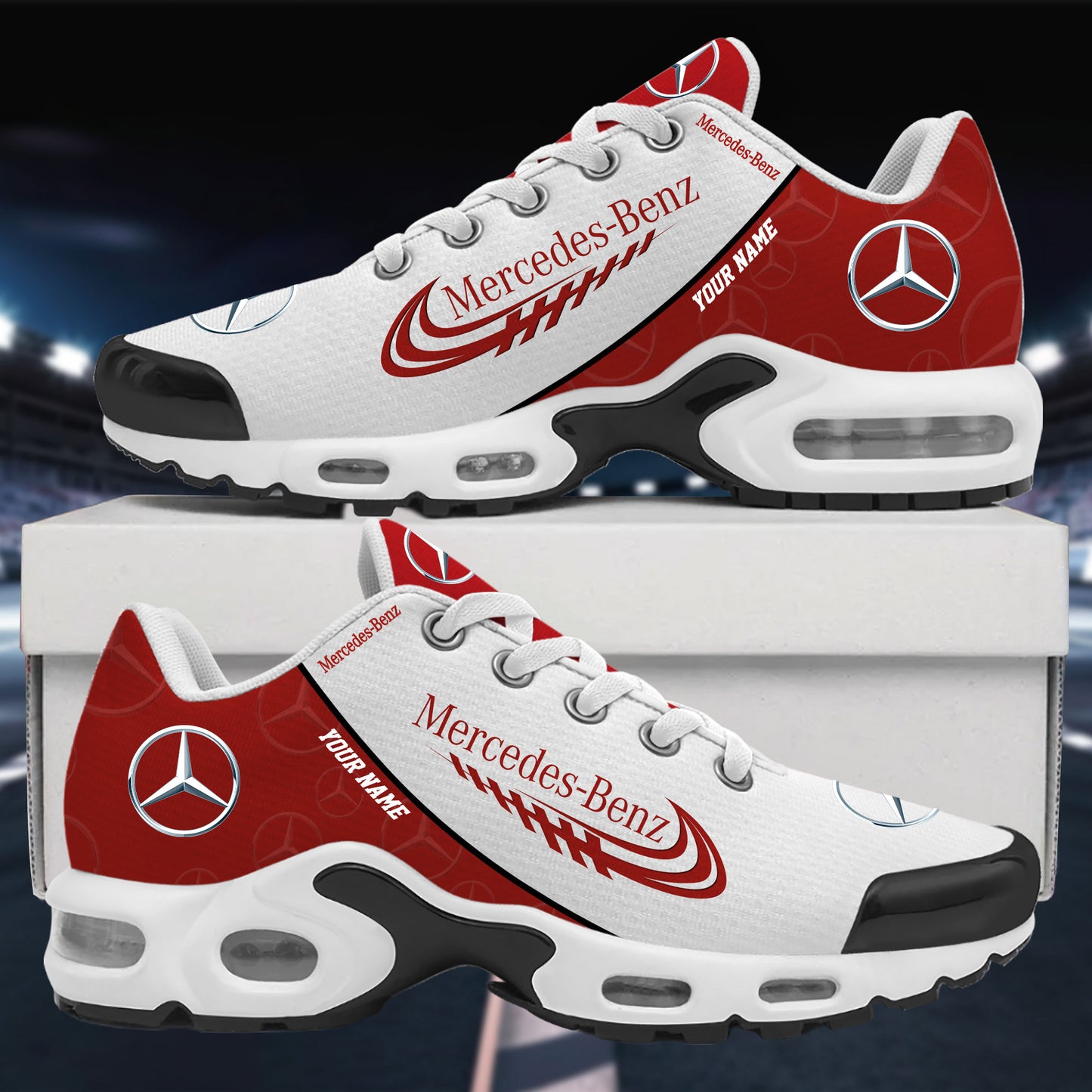 Mercedes Elegant Design Custom Name Sport Shoes VS4
