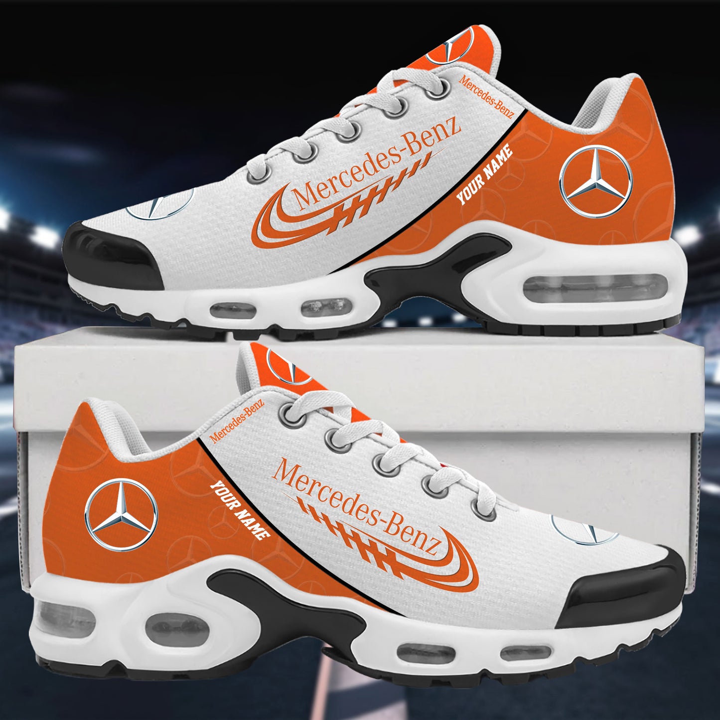 Mercedes Elegant Design Custom Name Sport Shoes VS4