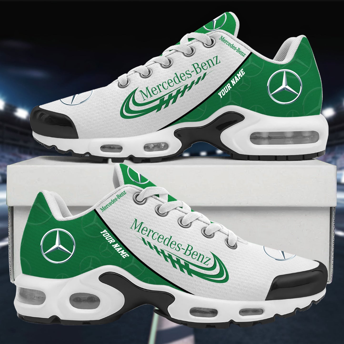Mercedes Elegant Design Custom Name Sport Shoes VS4