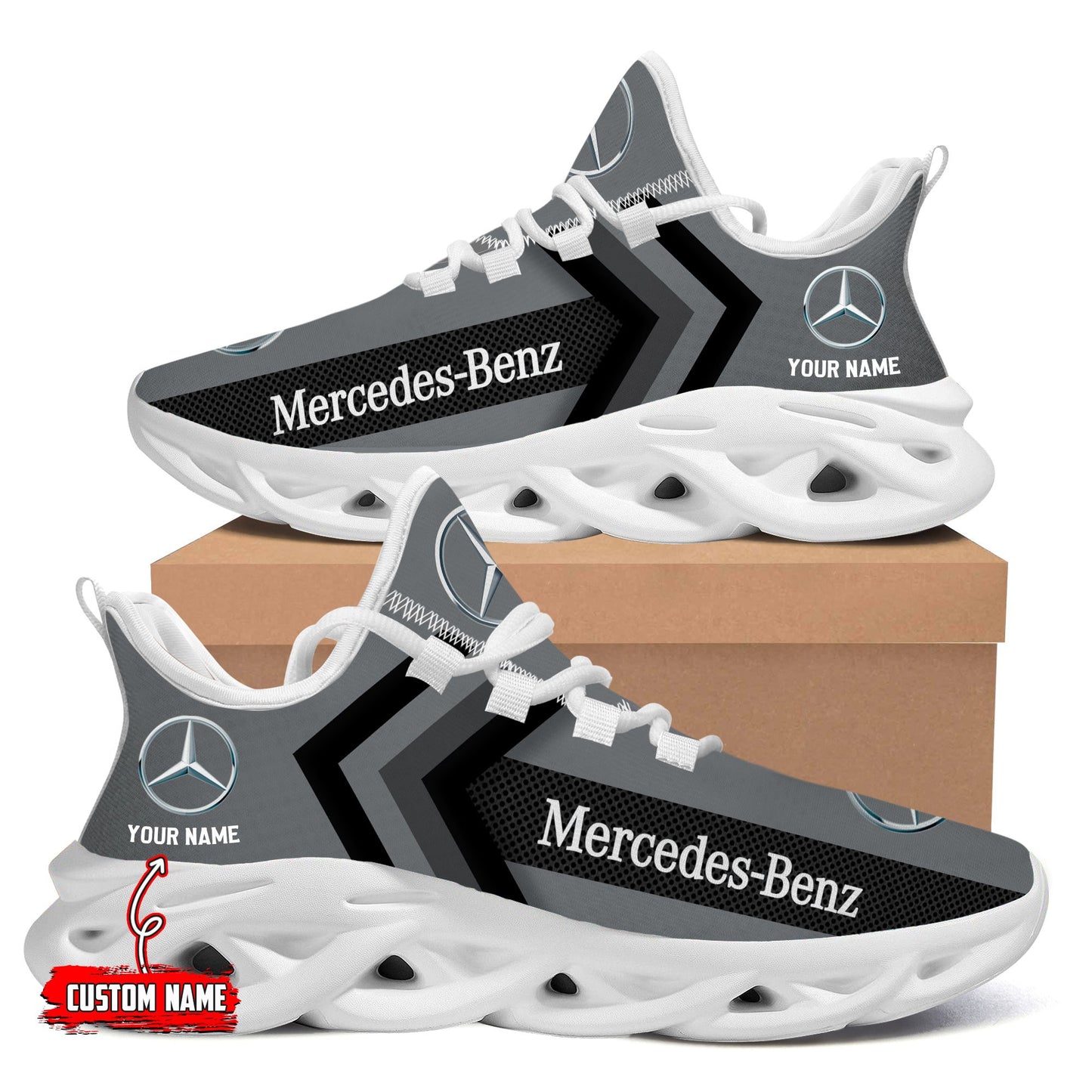 Mercedes Custom Name Design Max Soul Sneakers VS3