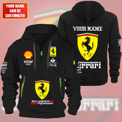 Personalized SF Racing Zip-Hoodie Cotton Jacket