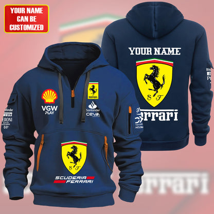 Personalized SF Racing Zip-Hoodie Cotton Jacket