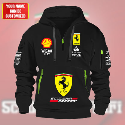 Personalized SF Racing Zip-Hoodie Cotton Jacket