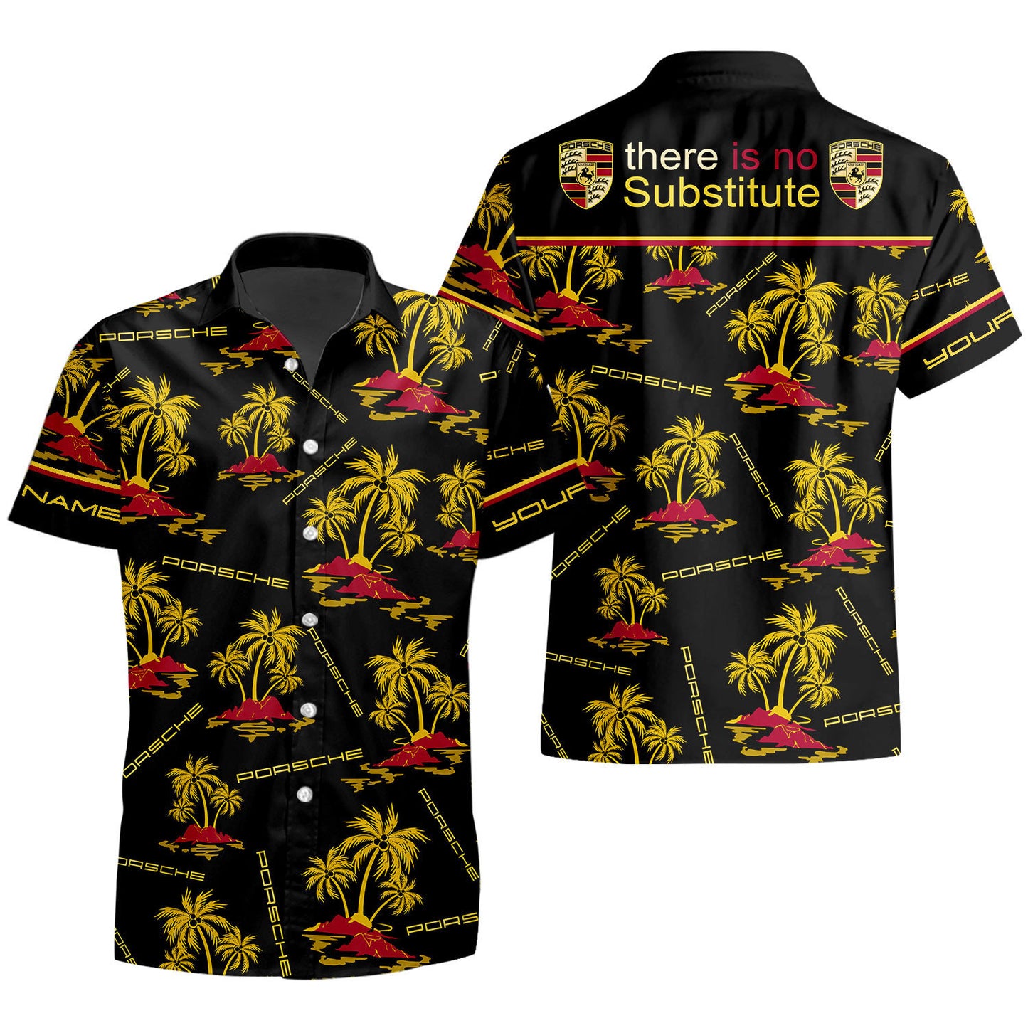 Personalized Pors Tropical Hawaii Shirt Beach Short