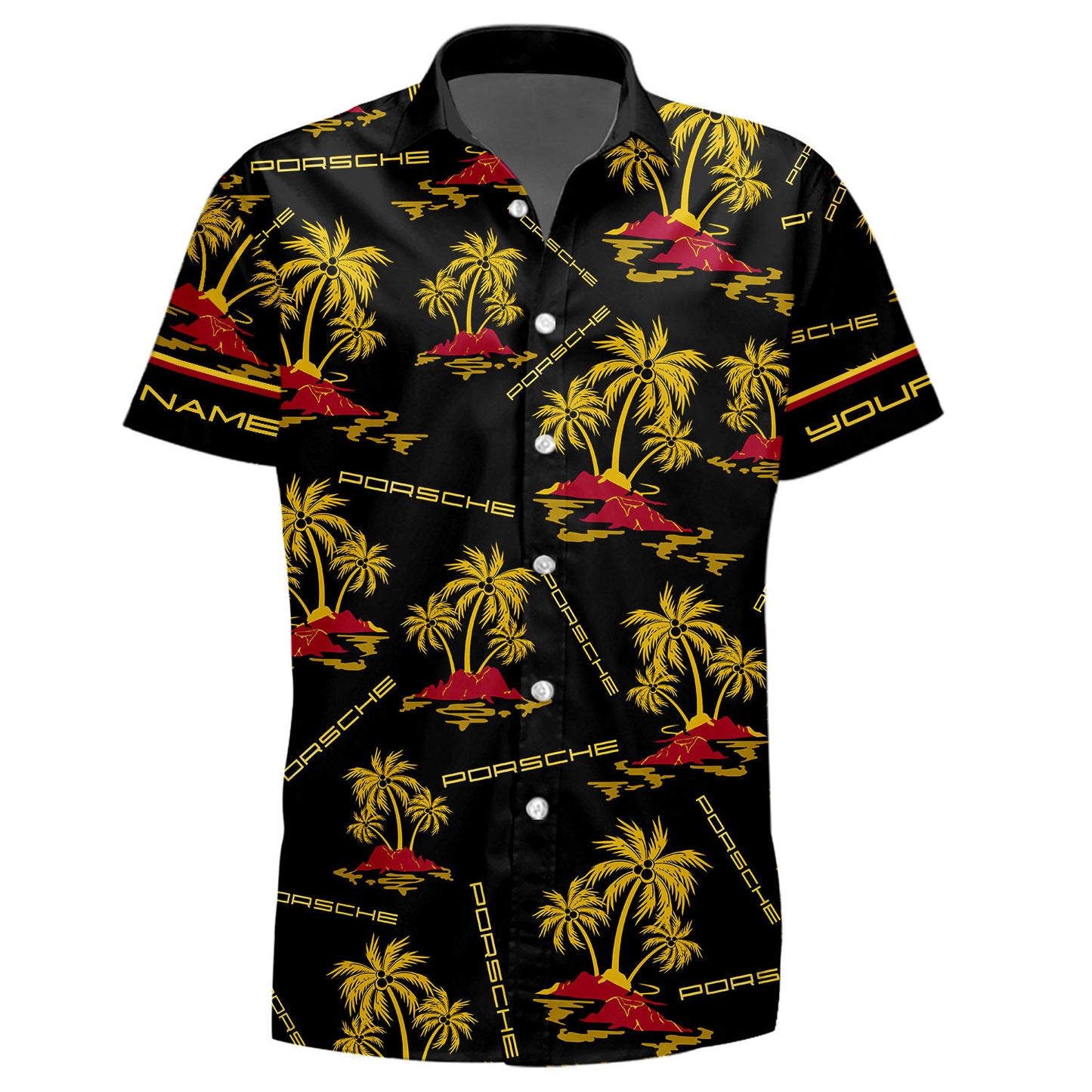 Personalized Pors Tropical Hawaii Shirt Beach Short