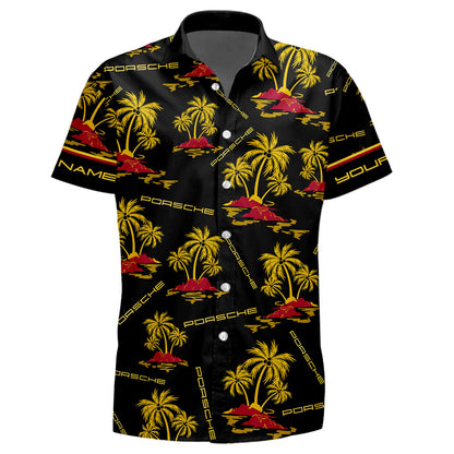 Personalized Pors Tropical Hawaii Shirt Beach Short