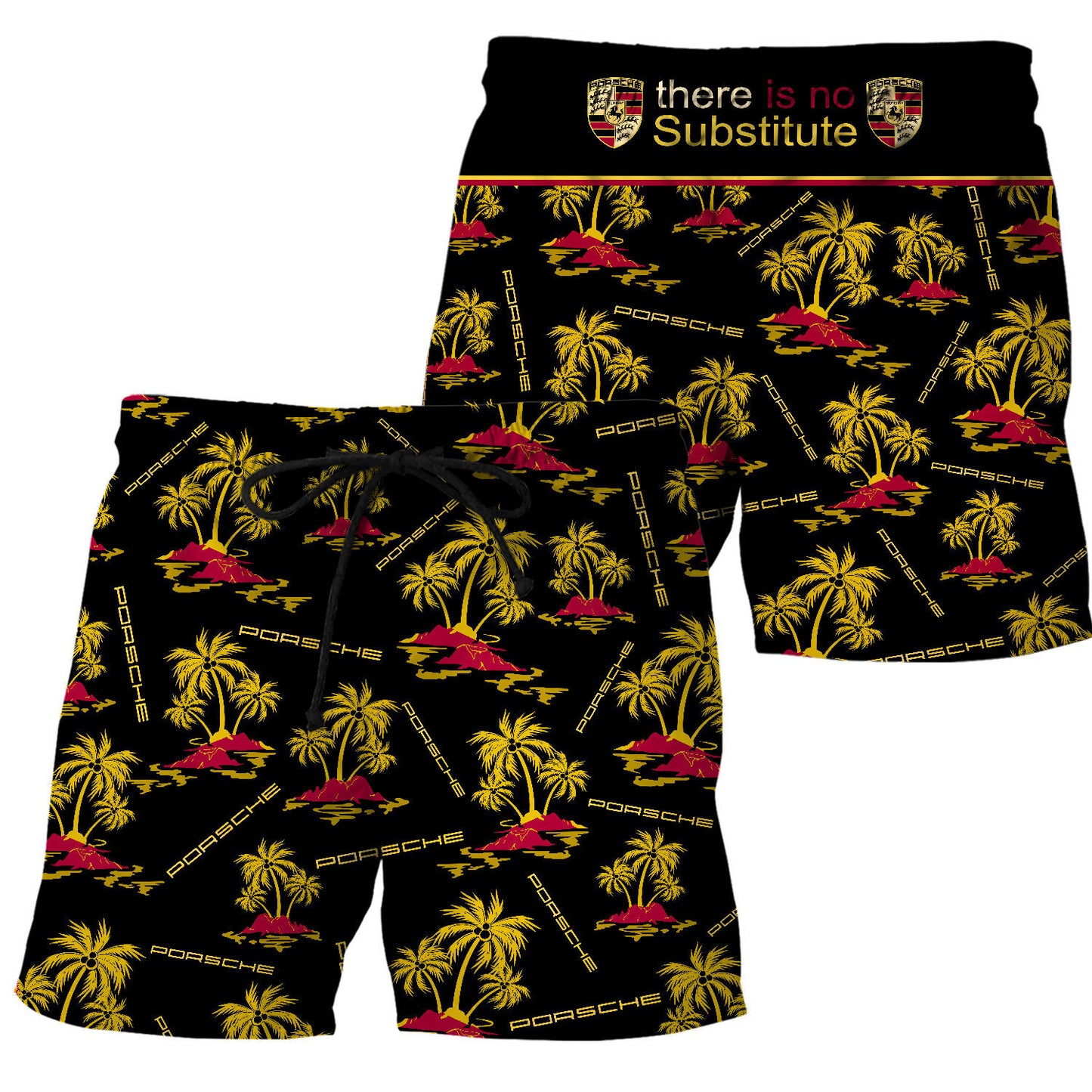 Personalized Pors Tropical Hawaii Shirt Beach Short