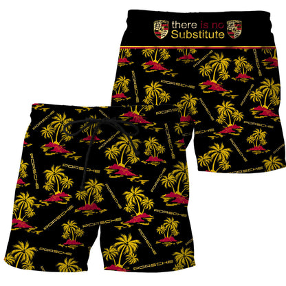 Personalized Pors Tropical Hawaii Shirt Beach Short
