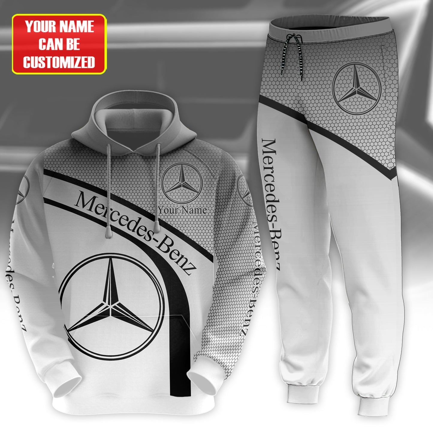 Personalized Merc Sport All over Printed Hoodie and Sweatpants set
