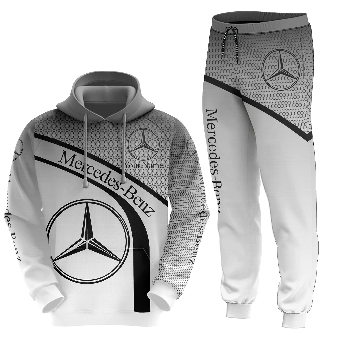 Personalized Merc Sport All over Printed Hoodie and Sweatpants set
