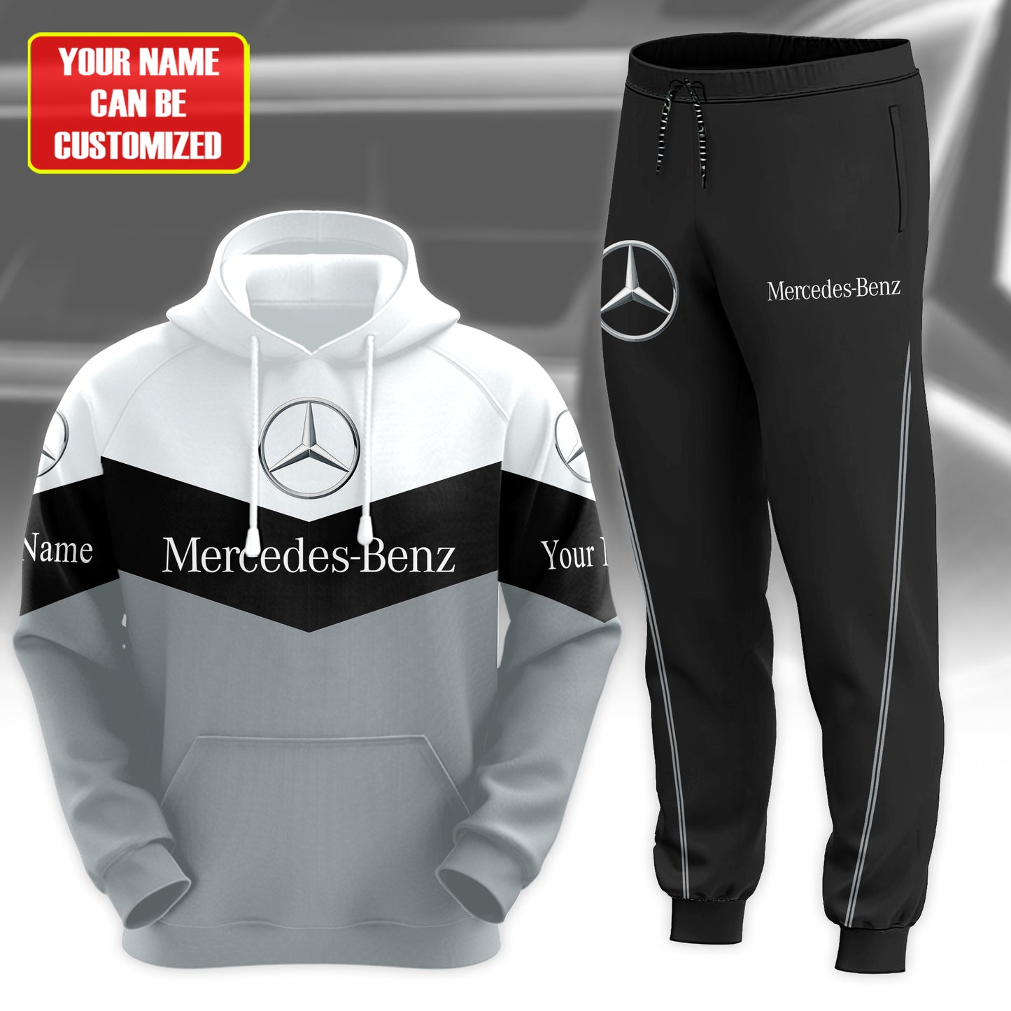 Personalized Merc 3D All over Printed Hoodie and Sweatpants set V13