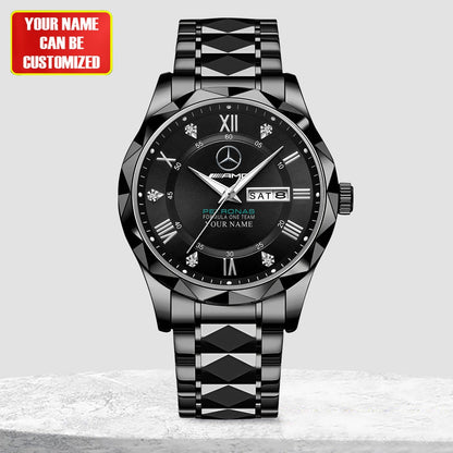 Personalized Merc AMG Petronas Alloy Charley Watch