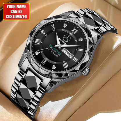 Personalized Merc AMG Petronas Alloy Charley Watch