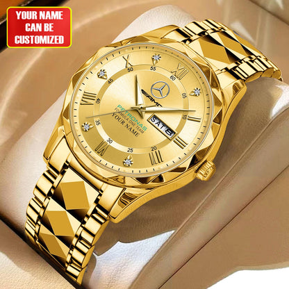 Personalized Merc AMG Petronas Alloy Charley Watch