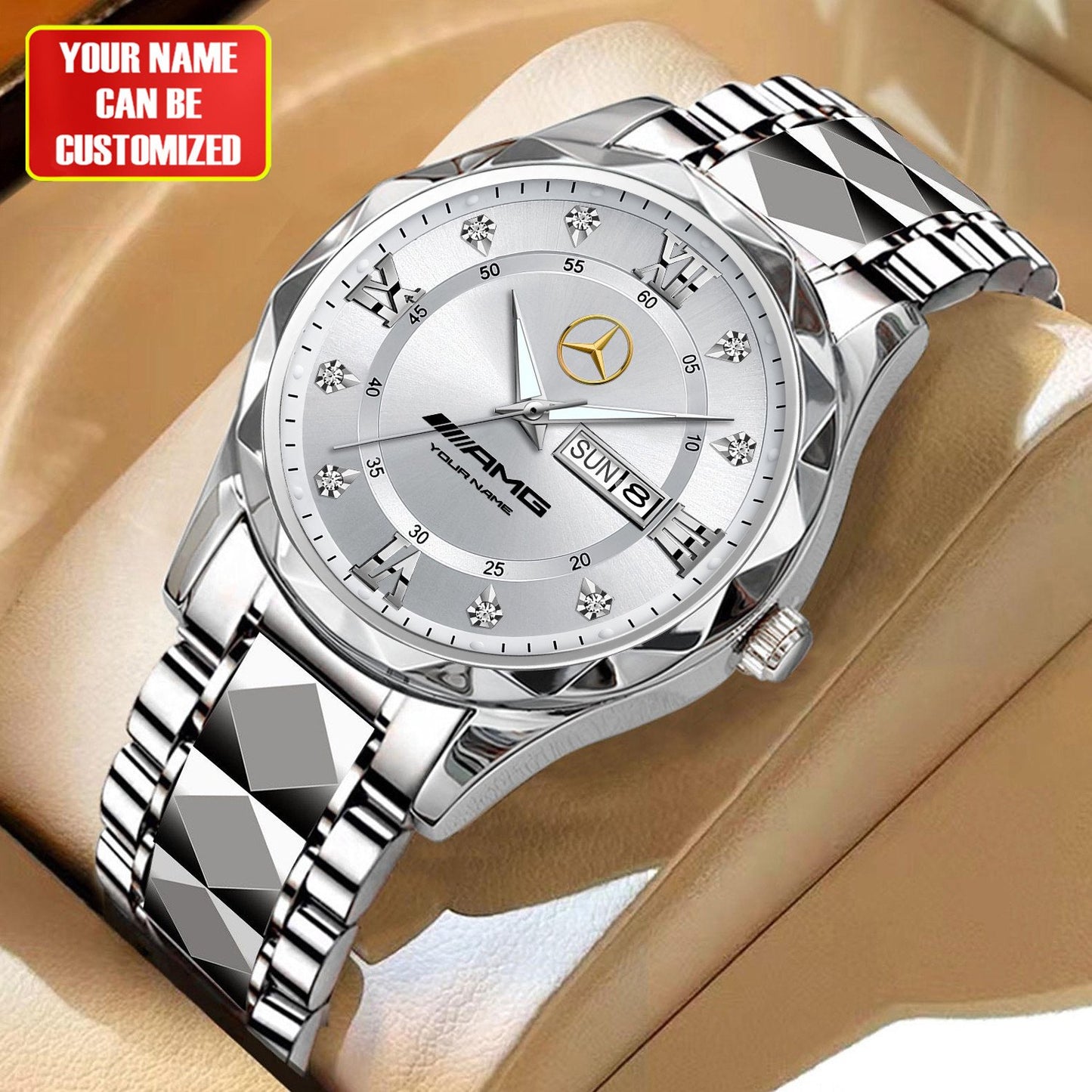 Personalized Merc AMG Luxury Alloy Charley Watch
