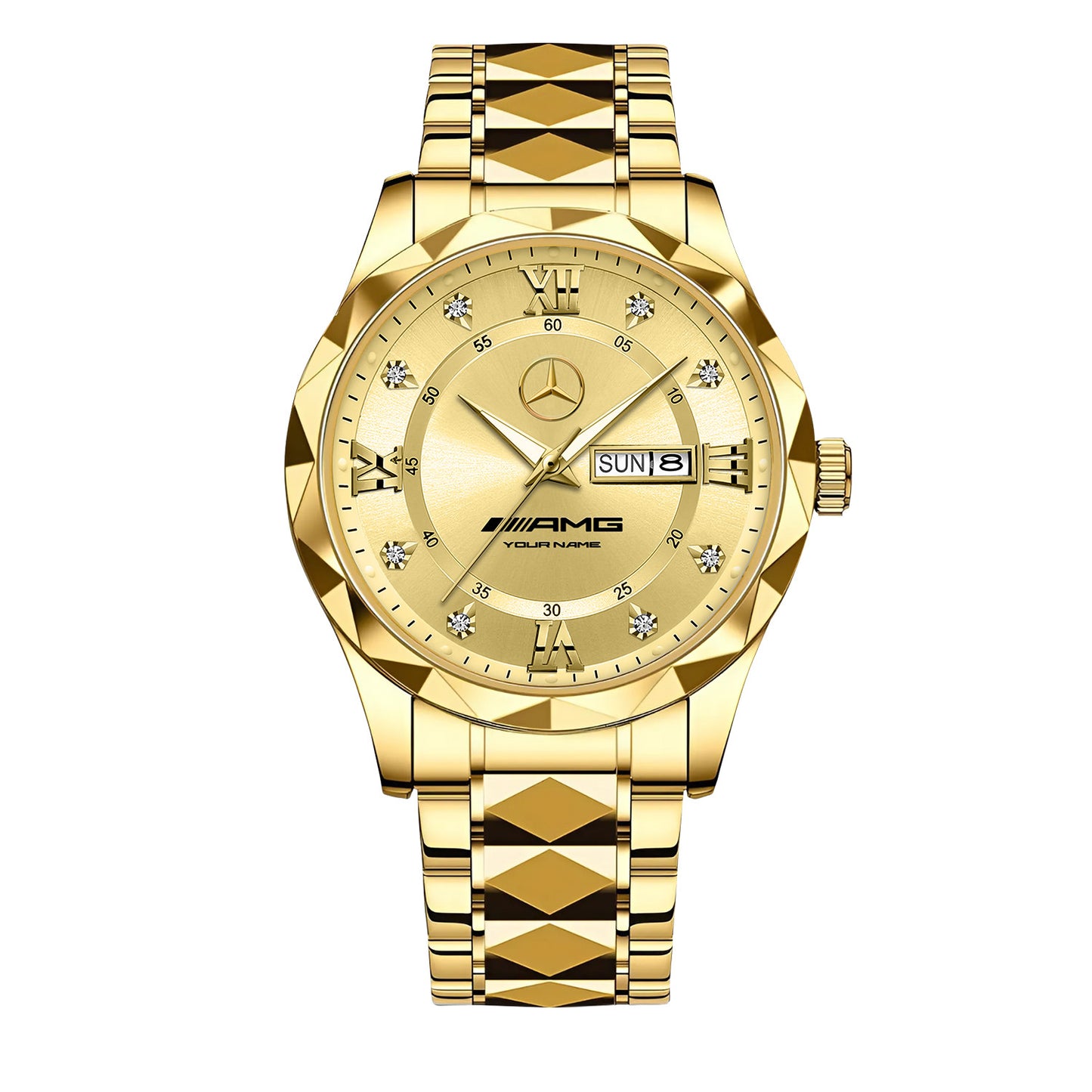 Personalized Merc AMG Luxury Alloy Charley Watch