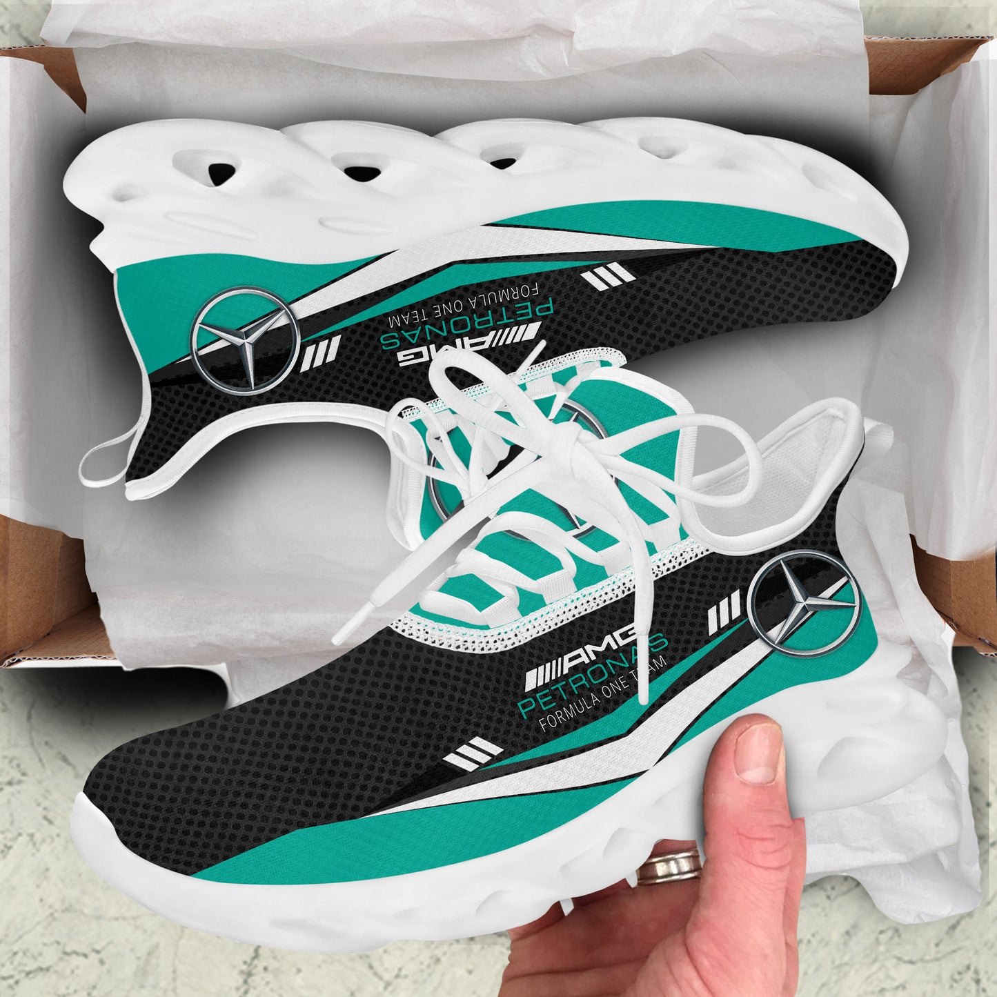 Merc AMG Petronas Q2 Chunky Custom Sneaker