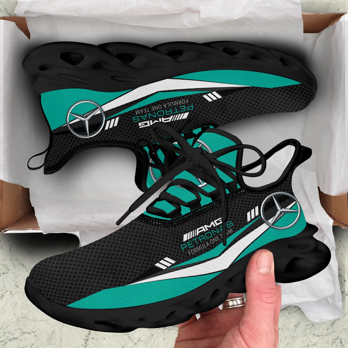 Merc AMG Petronas Q2 Chunky Custom Sneaker