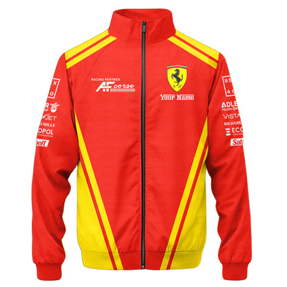 SF F1 Racing Zipper Stand Collar Jacket 3D V15