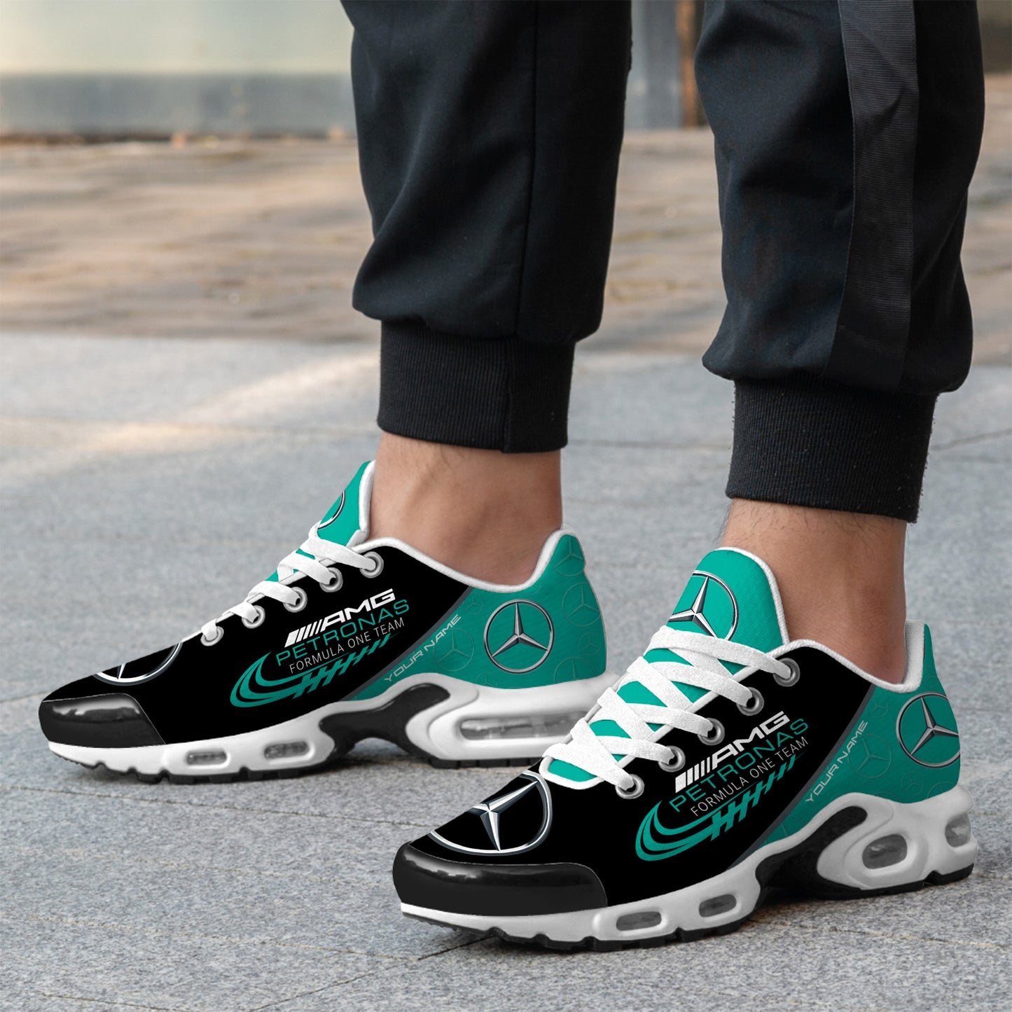 Personalized Merc Petronas Air Cushion Sneaker