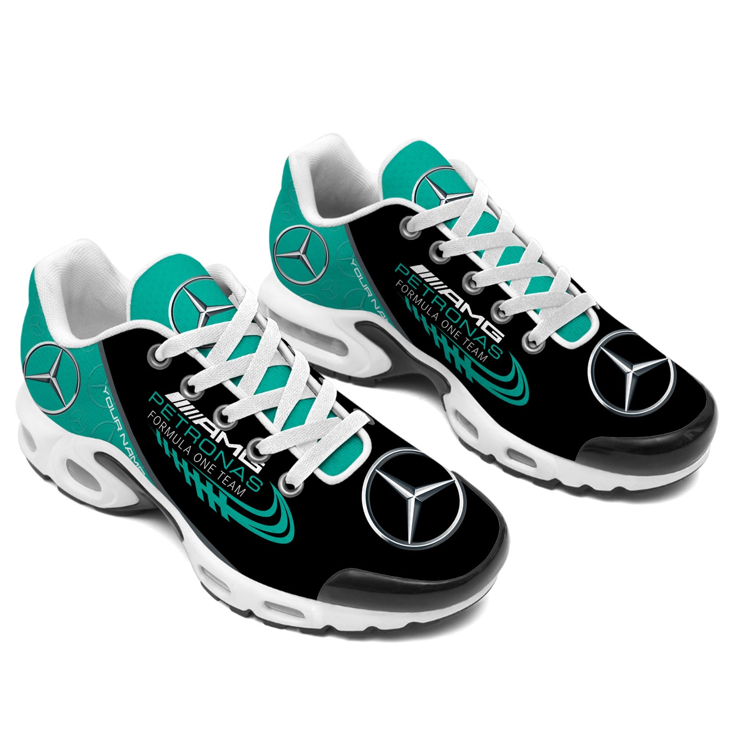 Personalized Merc Petronas Air Cushion Sneaker