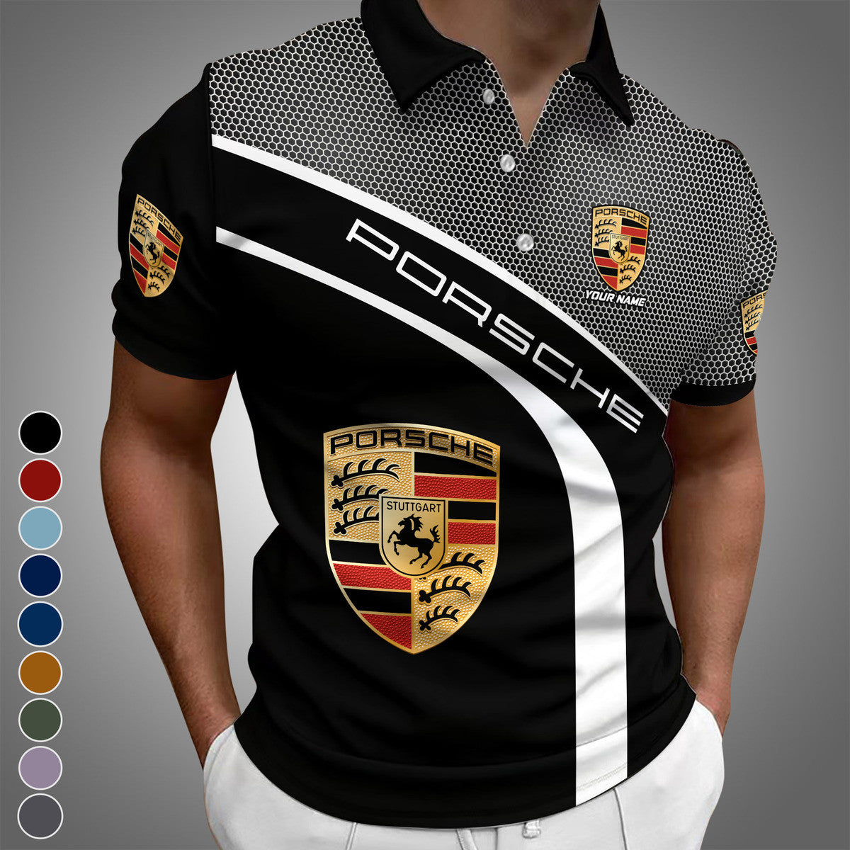 Personalized Pors Colors 3D Full Printing Set ,Pors Shirt , Hoodie , Short , Polo ,hawaii