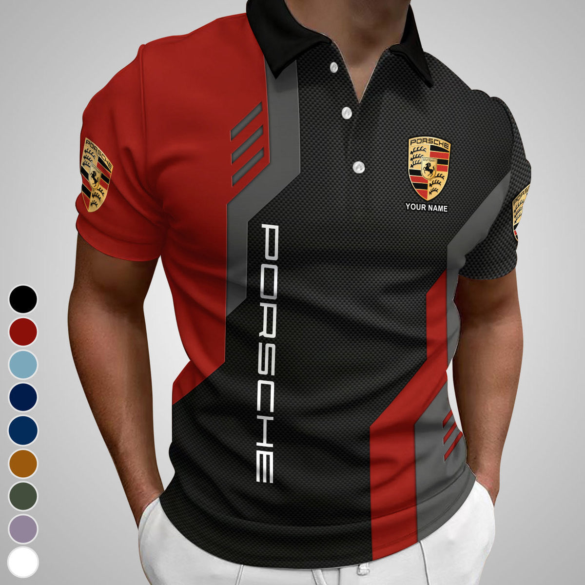 Personalized Pors Colors 3D Full Printing Set ,Pors Shirt , Hoodie , Short , Polo ,hawaii V2