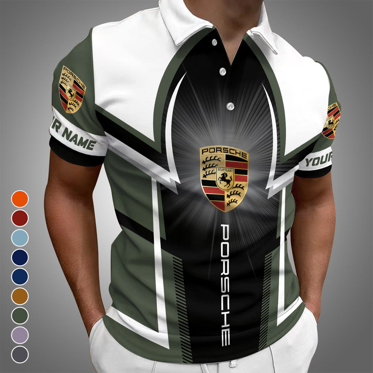 Personalized Pors Colors 3D Full Printing Set ,Pors Shirt , Hoodie , Short , Polo ,hawaii V4 S210420