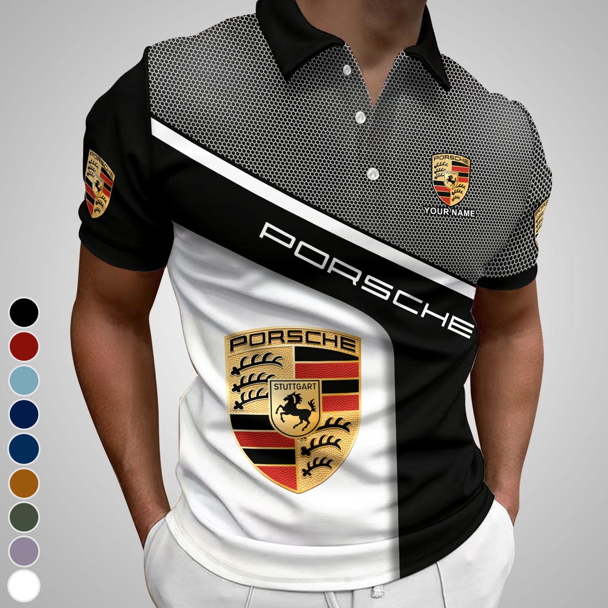 Personalized Pors Colors 3D Full Printing Set ,Pors Shirt , Hoodie , Short , Polo ,hawaii V5